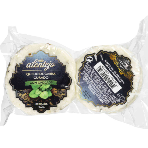 Queijo Puro Cabra com Orégãos; Queijo de Cabra Artesanal; Herdade da Maia; Pack de Queijos; Queijo Gourmet; Queijo Português