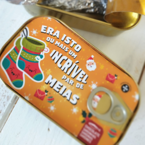 Era isto ou um incrível para de meias- Sardinhas de Chocolate – Natal 2024